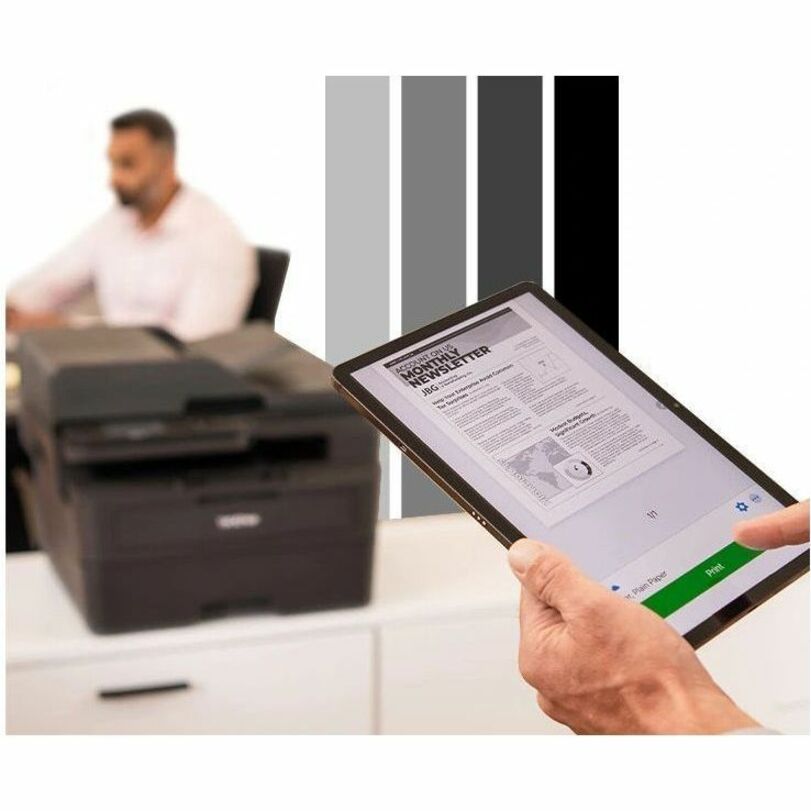 Brother MFC-L2900DW Wired & Wireless Laser Multifunction Printer - Monochrome