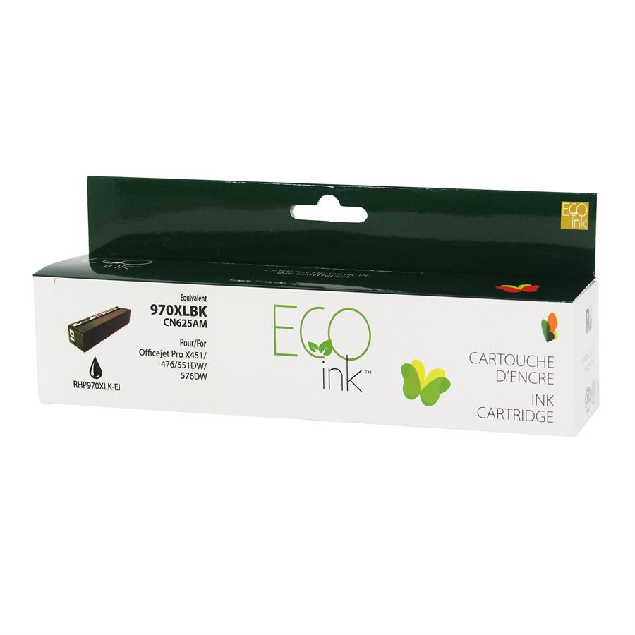 HP 970XL Black reman. EcoInk