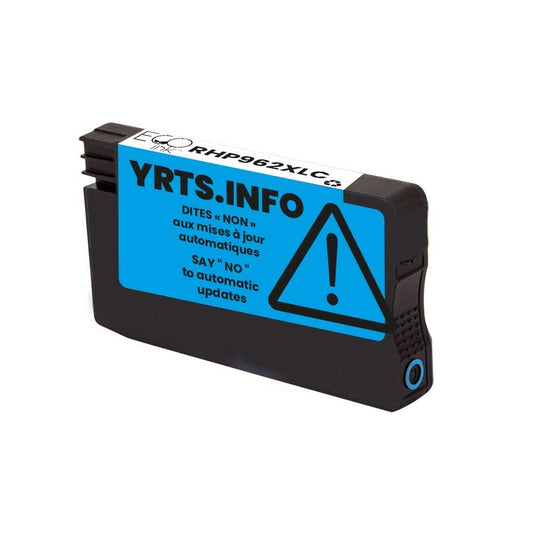 Cartouche d'encre Ecoink cyan HP n° 962XL 3JA00AN reconditionnée, 1,6 k $
