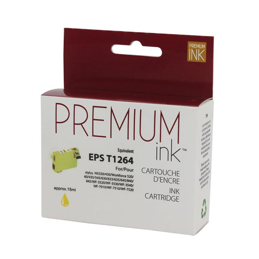 Epson T1264 Alternative Yellow Premium Ink