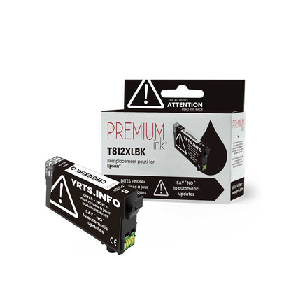 Encre alternative premium noire YRTS pour Epson T812XL120