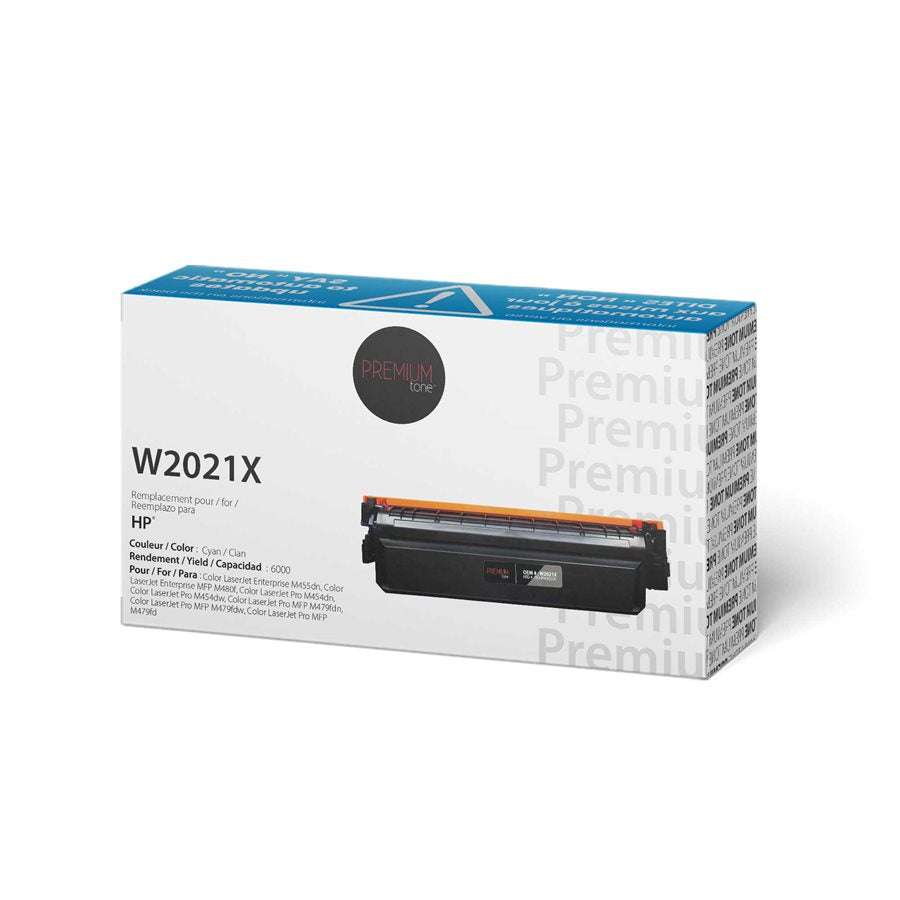 HP W2021X (414X) Alternative Premium Tone YRTS Cyan 6K