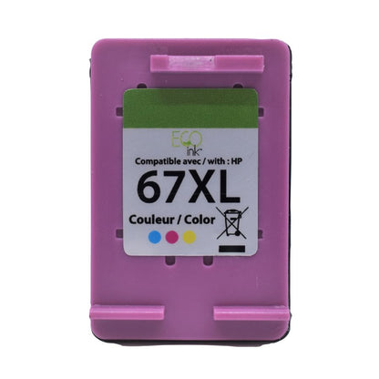 HP no.67XL 3YM58AN Reman EcoInk Color 200 copies