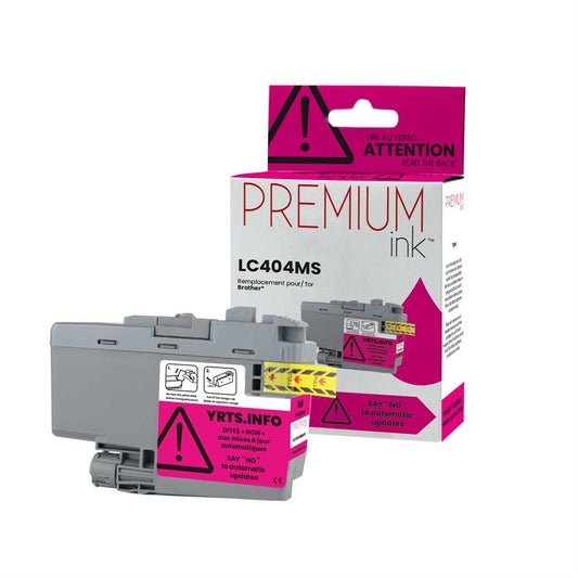 Brother LC404MS Alternative Premium Ink Dye Magenta 750 copies