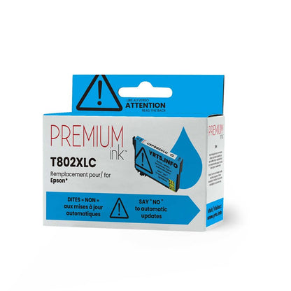 Epson T802XL Alternative Premium Ink YRTS Cyan 1.9K