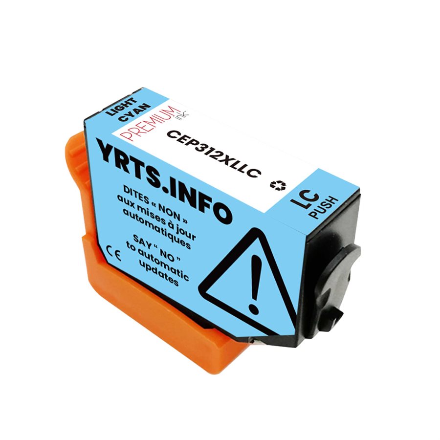 Encre alternative premium YRTS cyan clair pour Epson T312XL520