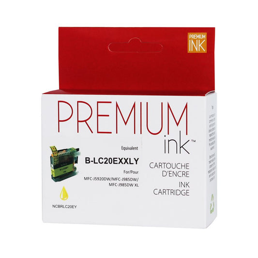 Brother LC20E - Yellow Premium Ink