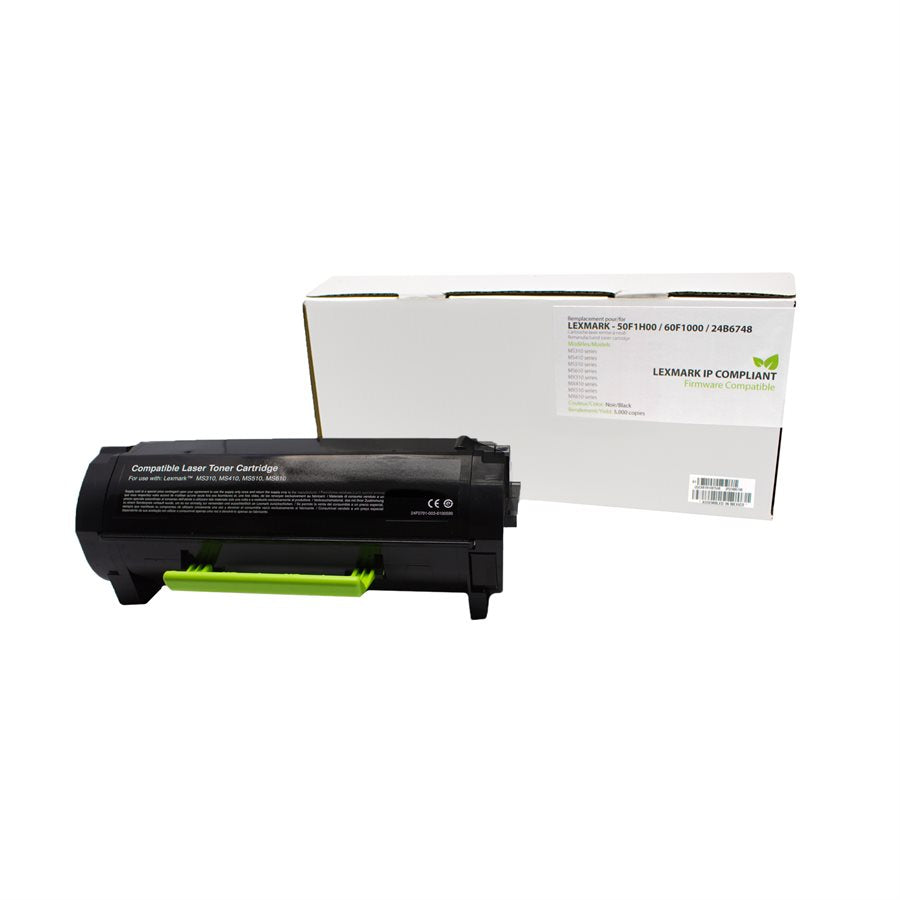 Lexmark Compliant- 50F1H00, 60F1000 Toner 5K