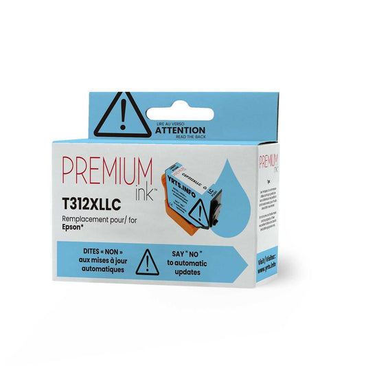Epson T312XL520 Alternative Premium Ink YRTS Light Cyan