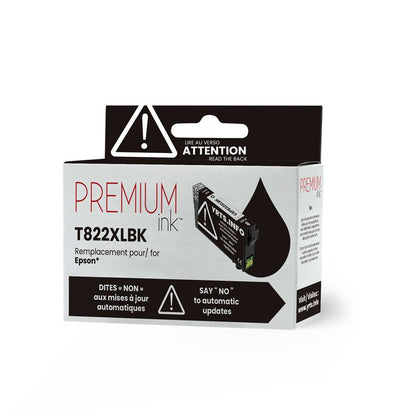Epson T822XL120 Alternative Premium Ink YRTS Black