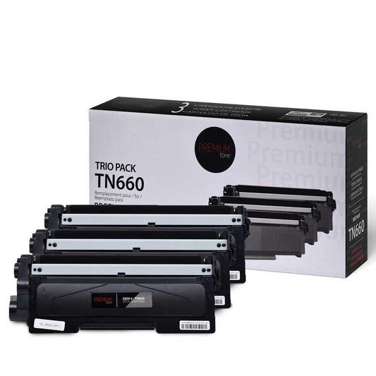 Brother TN660 Alternative Premium Tone Trio Pack 2.6K