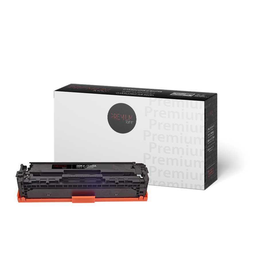 HP CE320A CM1415/CP1525 Noir alternatif Premium Tone 2K