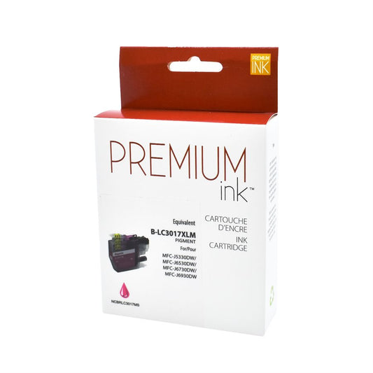 Brother LC3017XL Pigment Magenta Alternative Premium Ink
