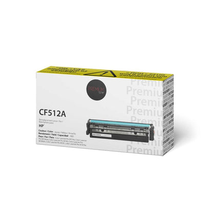 Cartouche d'encre jaune premium alternative HP CF512A (204A) 900 pages