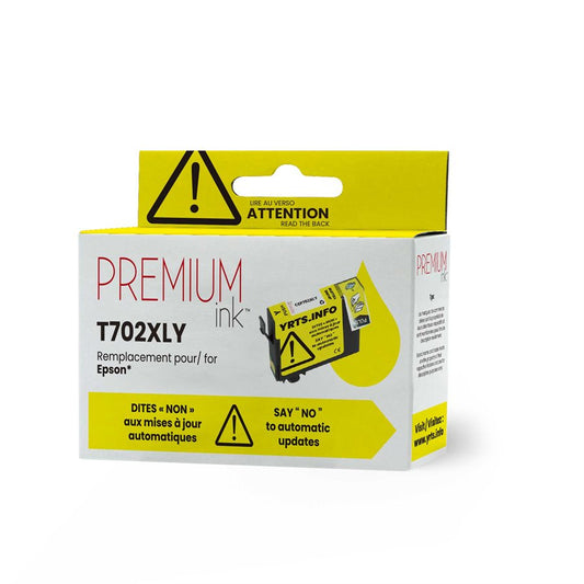 Epson T702XL Alternative Premium Ink YRTS Yellow 950 pages