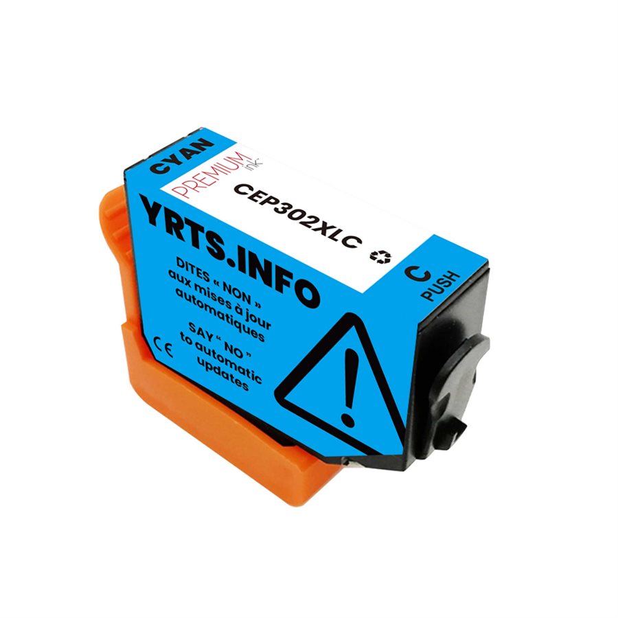 Encre alternative premium Epson T302XL220 YRTS cyan