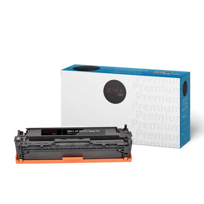 Cartouche d'encre alternative cyan HP CF211A / Canon 131 Premium Tone 1,8 K