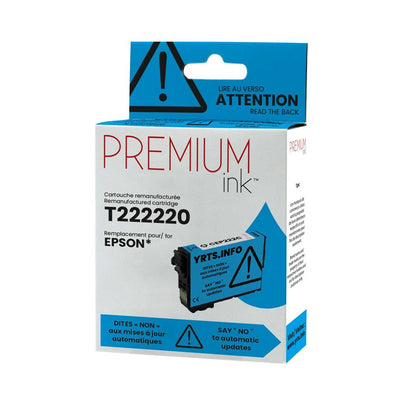 Epson T222220 Alternative Premium Ink Cyan 185 copies
