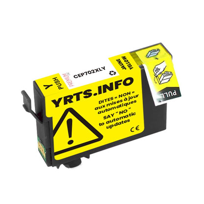 Encre alternative premium Epson T702XL YRTS jaune 950 pages