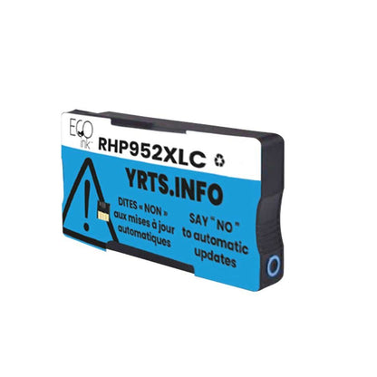 Cartouche d'encre Ecoink cyan HP n° 952XL L0S61AN reconditionnée, 1,6 k $