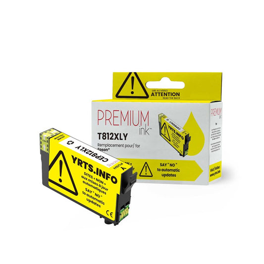 Epson T812XL420 Alternative Premium Ink YRTS Yellow
