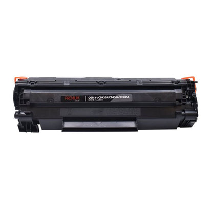 Cartouche d'encre alternative Premium Tone 2K HP CB435A/CB436A/CE285A/Canon n° 125