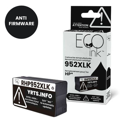 HP No.952XL F6U19AN Reman Black EcoInk YRTS 2K