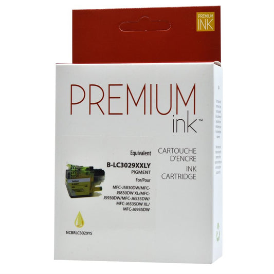 Brother LC3029 Alternative Yellow Premium Ink