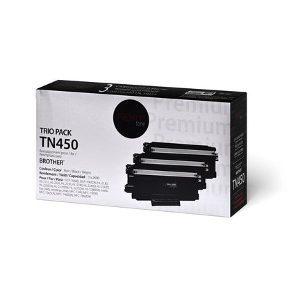 Brother TN450 Alternative Premium Tone Trio Pack 2.6K