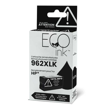 HP No.962XL 3JA03AN Reman Black EcoInk YRTS 2K