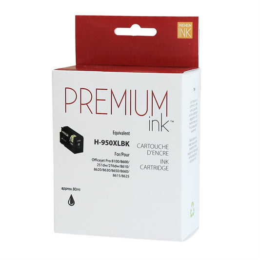 Encre noire alternative HP n° 950XL CN045AN de qualité supérieure 2,3 K