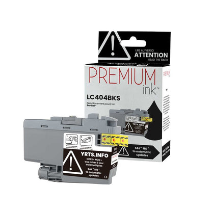 Brother LC404BKS Alternative Premium Ink Pigment Black 750 copies
