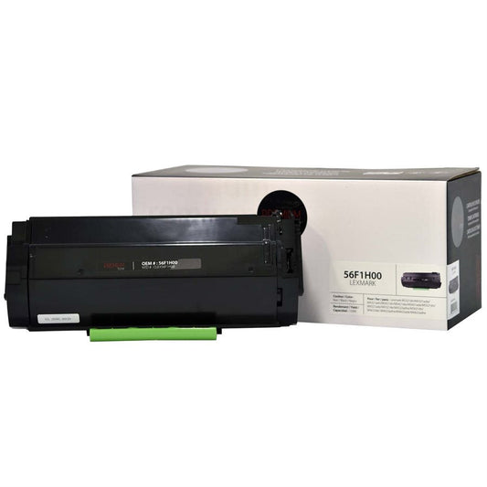 Cartouche de tonalité premium alternative Lexmark 56F1H00/56F1U0E/56F0HA0 15 000