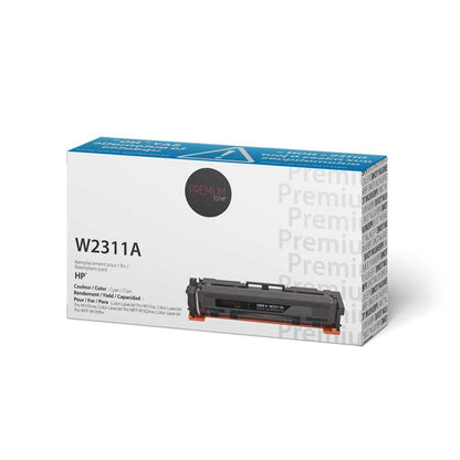 Cartouche d'encre cyan premium alternative HP W2311A (215A), 850 pages