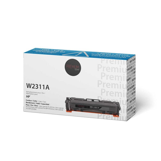 Cartouche d'encre cyan premium alternative HP W2311A (215A), 850 pages