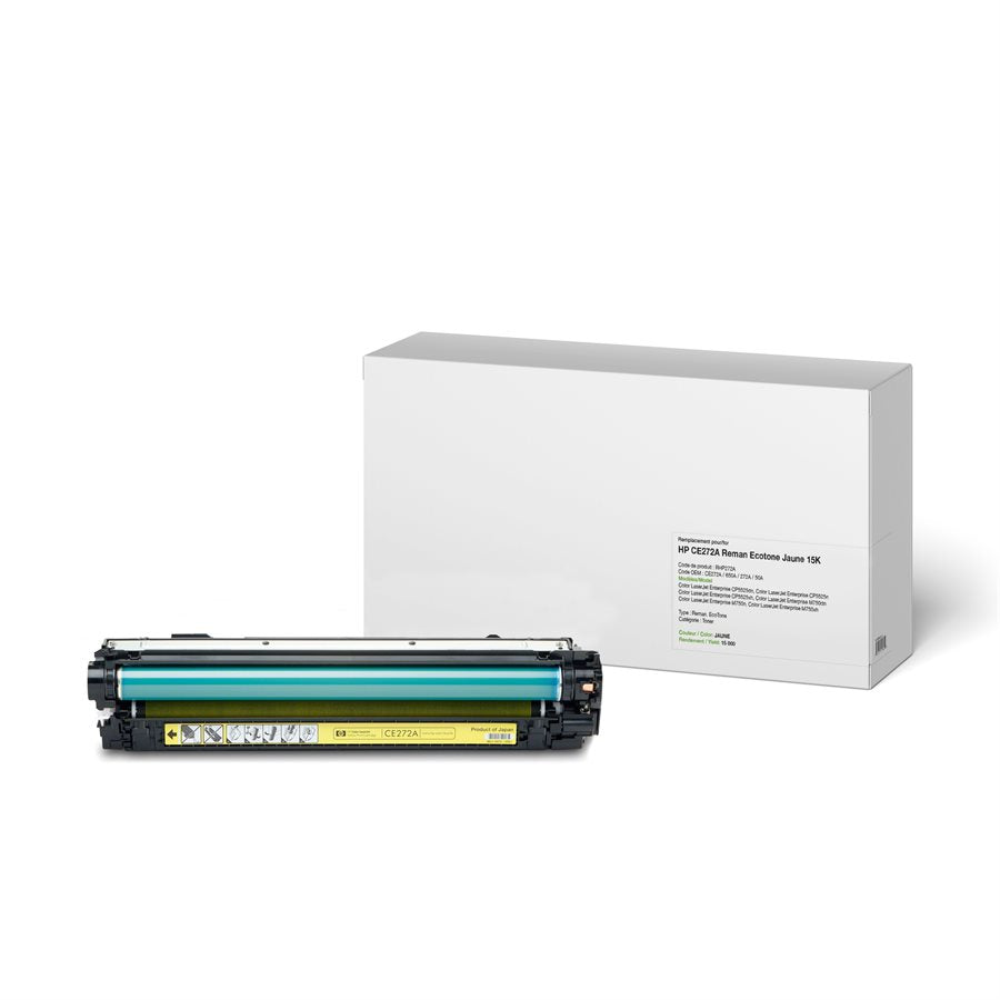 HP CE272A Reman White Box Yellow 15K
