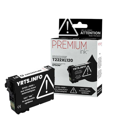 Epson T222XL120 Alternative Premium Ink Black 550 copies