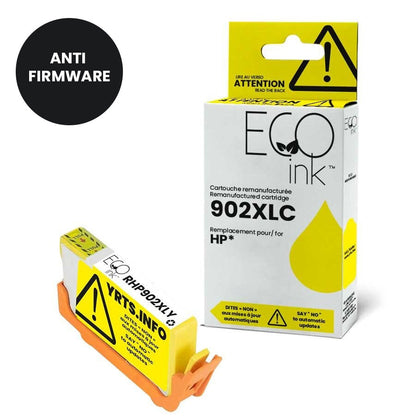 HP No.902XL T6M10AN Reman Yellow EcoInk YRTS