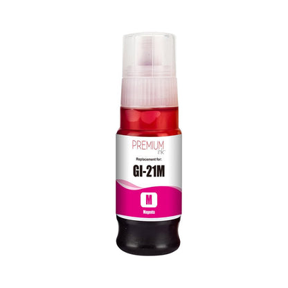 Encre magenta premium alternative Canon GI-21
