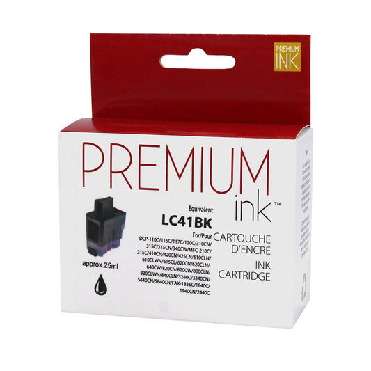 Brother LC41 Alternative Black Premium Ink