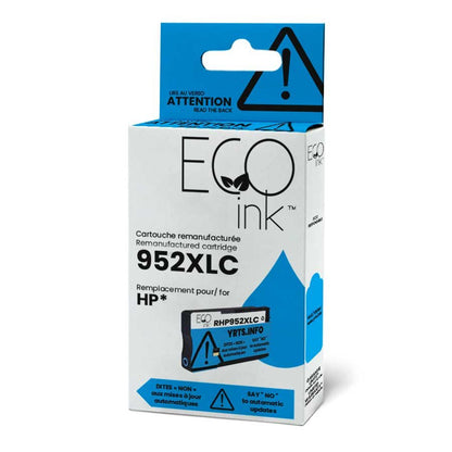 Cartouche d'encre Ecoink cyan HP n° 952XL L0S61AN reconditionnée, 1,6 k $
