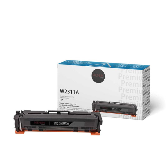 Cartouche d'encre cyan premium alternative HP W2311A (215A), 850 pages
