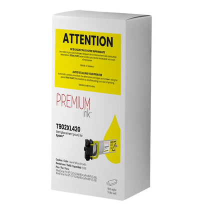 Epson T902XL420 Alternative Premium Ink Yellow Pigment