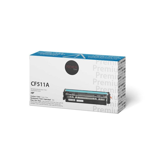Cartouche d'encre alternative premium HP CF511A (204A) cyan, 900 pages