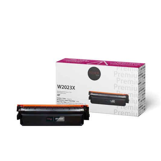 Tonalité alternative premium HP W2023X (414X) YRTS Magenta 6K