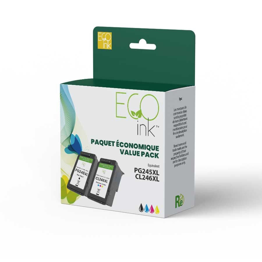 Canon PG245XL/CL246XL Value Pack Ecoink