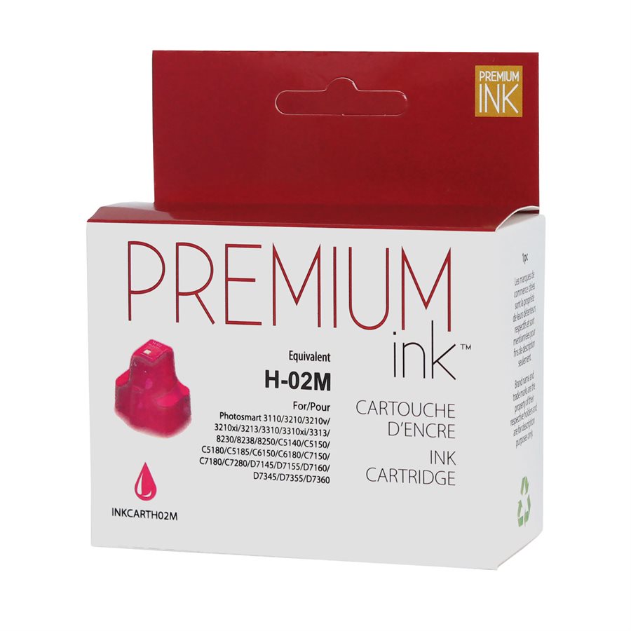 HP No. 02 C8772W Alternative Magenta Premium Ink