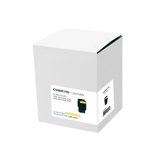 Lexmark C54x/X54X. Tonalité Premium - Jaune - 2K