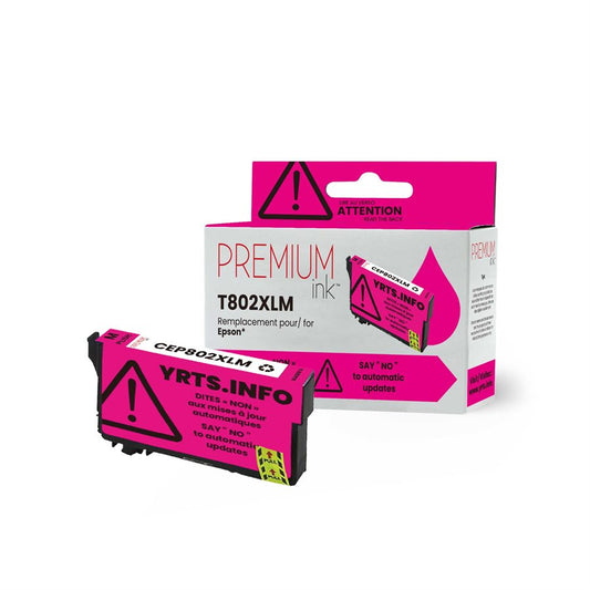 Epson T802XL Alternative Premium Ink YRTS Magenta 1.9K